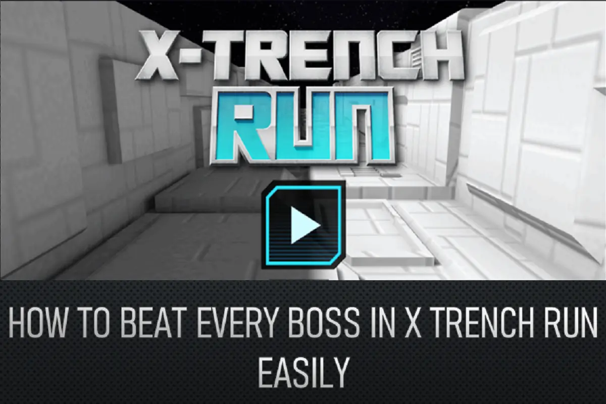 How To Beat Every Boss In X Trench Run Easily